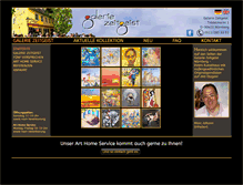 Tablet Screenshot of galerie-zeitgeist.com